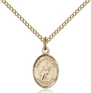 St. Tarcisius Medal<br/>9261 Oval, Gold Filled