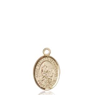 St. Bernard of Montjoux Medal<br/>9264 Oval, 14kt Gold