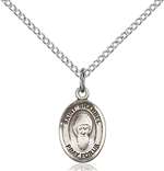 St. Sharbel Medal<br/>9271 Oval, Sterling Silver