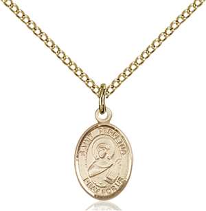 St. Perpetua Medal<br/>9272 Oval, Gold Filled