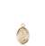 St. Perpetua Medal<br/>9272 Oval, 14kt Gold