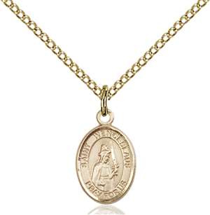 St. Wenceslaus Medal<br/>9273 Oval, Gold Filled