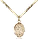 St. Basil the Great Medal<br/>9275 Oval, Gold Filled