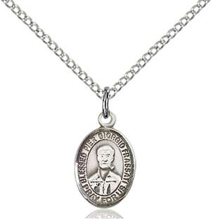 Blessed Pier Giorgio Frassati Medal<br/>9278 Oval, Sterling Silver
