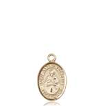 St. Gabriel Possenti Medal<br/>9279 Oval, 14kt Gold