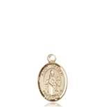 St. Walter of Pontnoise Medal<br/>9285 Oval, 14kt Gold