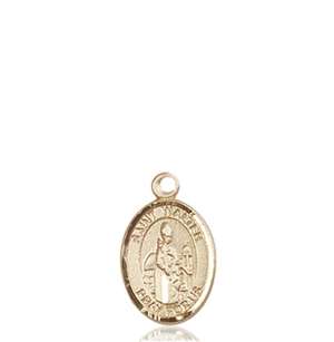 St. Walter of Pontnoise Medal<br/>9285 Oval, 14kt Gold