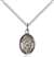 St. Deborah Medal<br/>9286 Oval, Sterling Silver