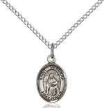 St. Deborah Medal<br/>9286 Oval, Sterling Silver