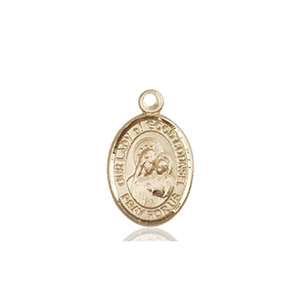 Our Lady of Good Counsel Medal<br/>9287 Oval, 14kt Gold