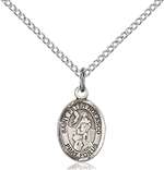 St. Peter Nolasco Medal<br/>9291 Oval, Sterling Silver