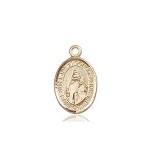 Our Lady of Consolation Medal<br/>9292 Oval, 14kt Gold