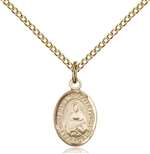 St. Marie Magdalen Postel Medal<br/>9294 Oval, Gold Filled