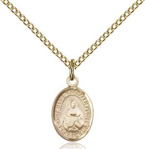 St. Marie Magdalen Postel Medal<br/>9294 Oval, Gold Filled