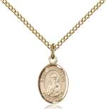 St. Athanasius Medal<br/>9296 Oval, Gold Filled