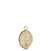 St. Lidwina of Schiedam Medal<br/>9297 Oval, 14kt Gold