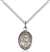 St. Lidwina of Schiedam Medal<br/>9297 Oval, Sterling Silver