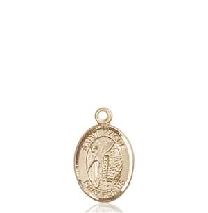 St. Fiacre Medal<br/>9298 Oval, 14kt Gold