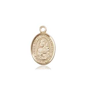Our Lady of Prompt Succor Medal<br/>9299 Oval, 14kt Gold