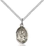 St. Joseph Of Arimathea Medal<br/>9300 Oval, Sterling Silver