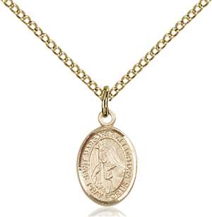 St. Margaret of Cortona Medal<br/>9301 Oval, Gold Filled