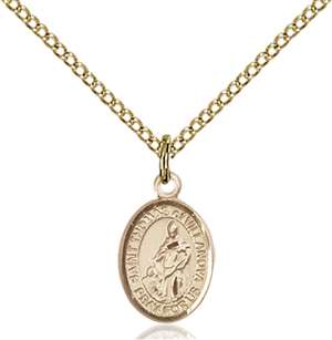 St. Thomas of Villanova Medal<br/>9304 Oval, Gold Filled