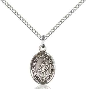 St. Thomas of Villanova Medal<br/>9304 Oval, Sterling Silver