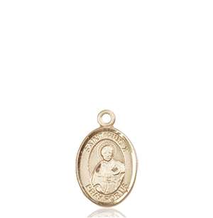 St. Pius X Medal<br/>9305 Oval, 14kt Gold