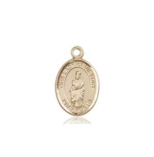 Our Lady of Victory Medal<br/>9306 Oval, 14kt Gold