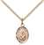 St. Meinrad Of Einsideln Medal<br/>9307 Oval, Gold Filled