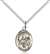 St. Meinrad of Einsideln Medal<br/>9307 Oval, Sterling Silver