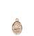 St. Rosalia Medal<br/>9309 Oval, 14kt Gold