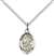 St. Rosalia Medal<br/>9309 Oval, Sterling Silver
