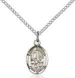 St. Rosalia Medal<br/>9309 Oval, Sterling Silver