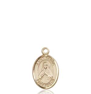 St. Olivia Medal<br/>9312 Oval, 14kt Gold