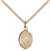St. Amelia Medal<br/>9313 Oval, Gold Filled