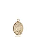 St. Amelia Medal<br/>9313 Oval, 14kt Gold