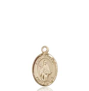 St. Amelia Medal<br/>9313 Oval, 14kt Gold