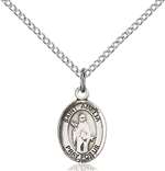 St. Amelia Medal<br/>9313 Oval, Sterling Silver