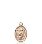 St. Ronan Medal<br/>9315 Oval, 14kt Gold