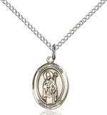 St. Ronan Medal<br/>9315 Oval, Sterling Silver
