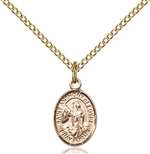 St. Anthony Of Egypt Medal<br/>9317 Oval, Gold Filled