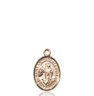 St. Anthony Of Egypt Medal<br/>9317 Oval, 14kt Gold