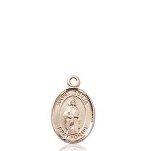 St. Odilia Medal<br/>9319 Oval, 14kt Gold