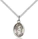 St. Christina the Astonishing Medal<br/>9320 Oval, Sterling Silver