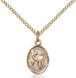 St. Columbanus Medal<br/>9321 Oval, Gold Filled