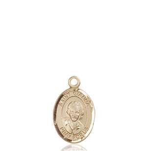 St. Gianna Medal<br/>9322 Oval, 14kt Gold