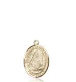 St. Edburga of Winchester Medal<br/>9324 Oval, 14kt Gold