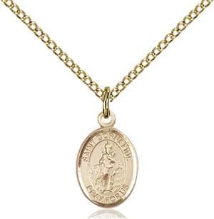 St. Cornelius Medal<br/>9325 Oval, Gold Filled