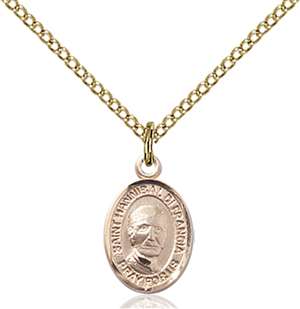 St. Hannibal Medal<br/>9327 Oval, Gold Filled